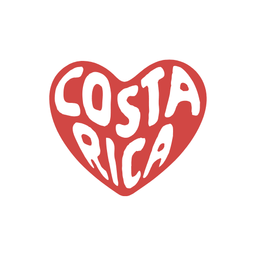 Autocollant coloré Costa Rica avec illustration, pour personnaliser protege passeport Stampy, votre ordinateur portable ou la couverture de votre carnet de voyage.